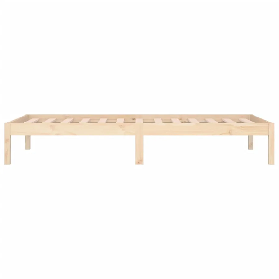 Lit de jour sans matelas 80x200 cm bois de pin massif - 9