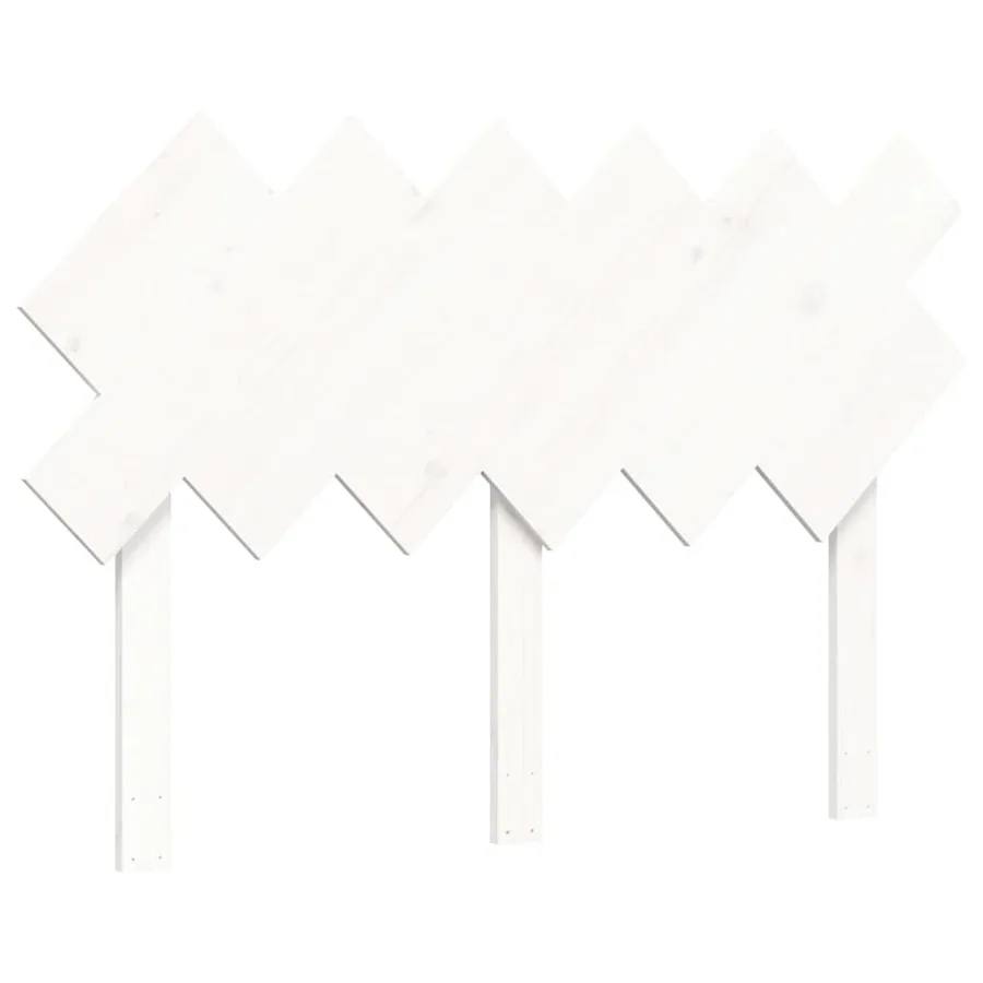 Lit pour personne âgée sans matelas blanc bois massif - 8
