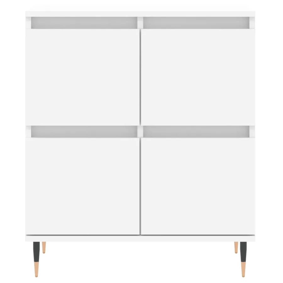Buffets 3 pcs Blanc Bois d'ingénierie - 6