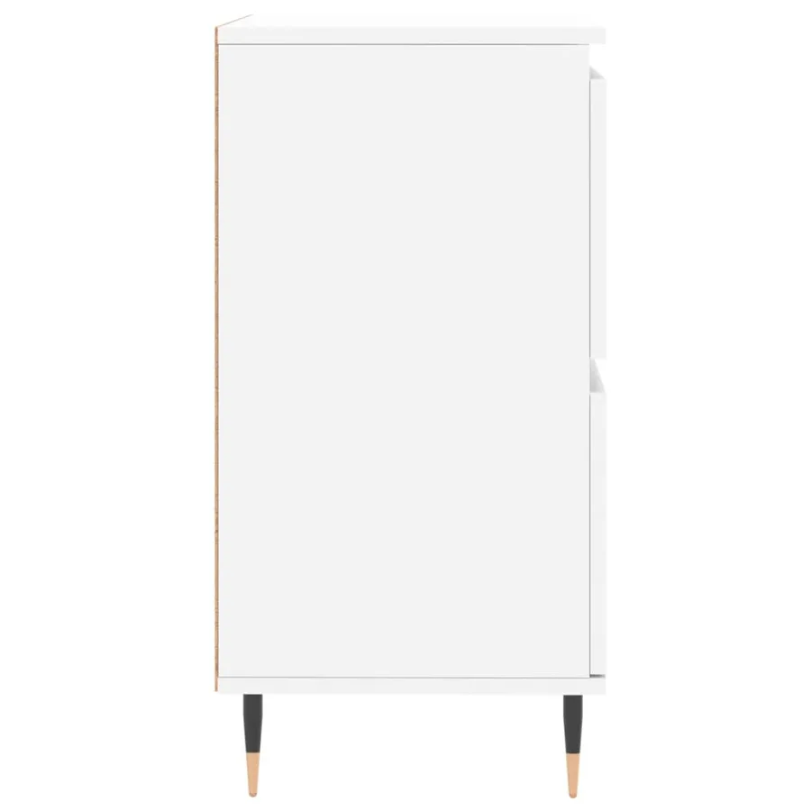 Buffets 3 pcs Blanc Bois d'ingénierie - 7