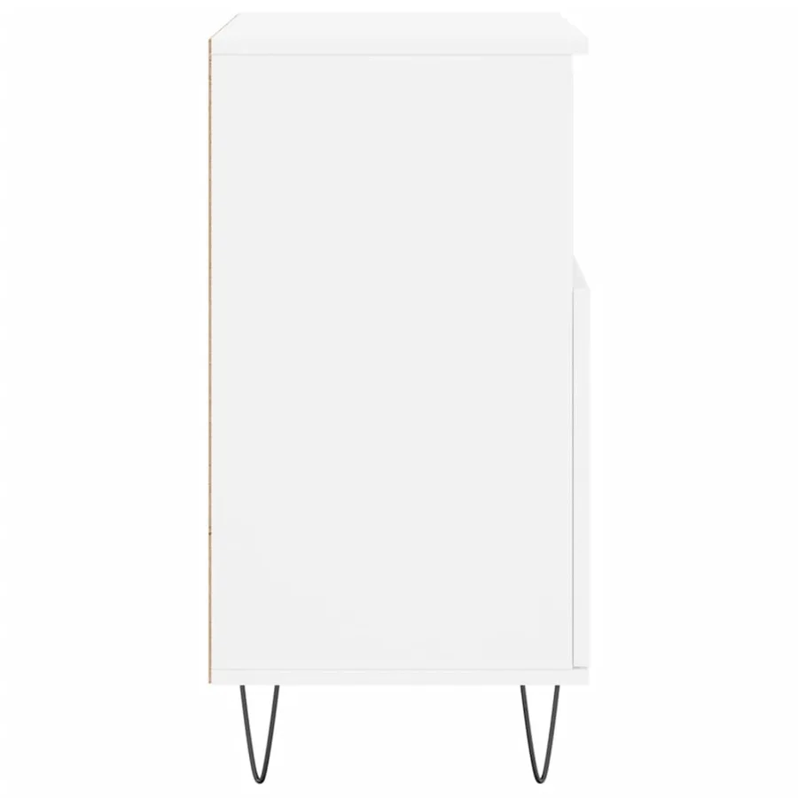Buffets 3 pcs Blanc Bois d'ingénierie - 7