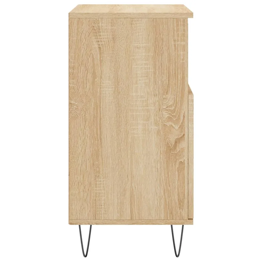 Buffets 2 pcs chêne sonoma bois d'ingénierie - 7
