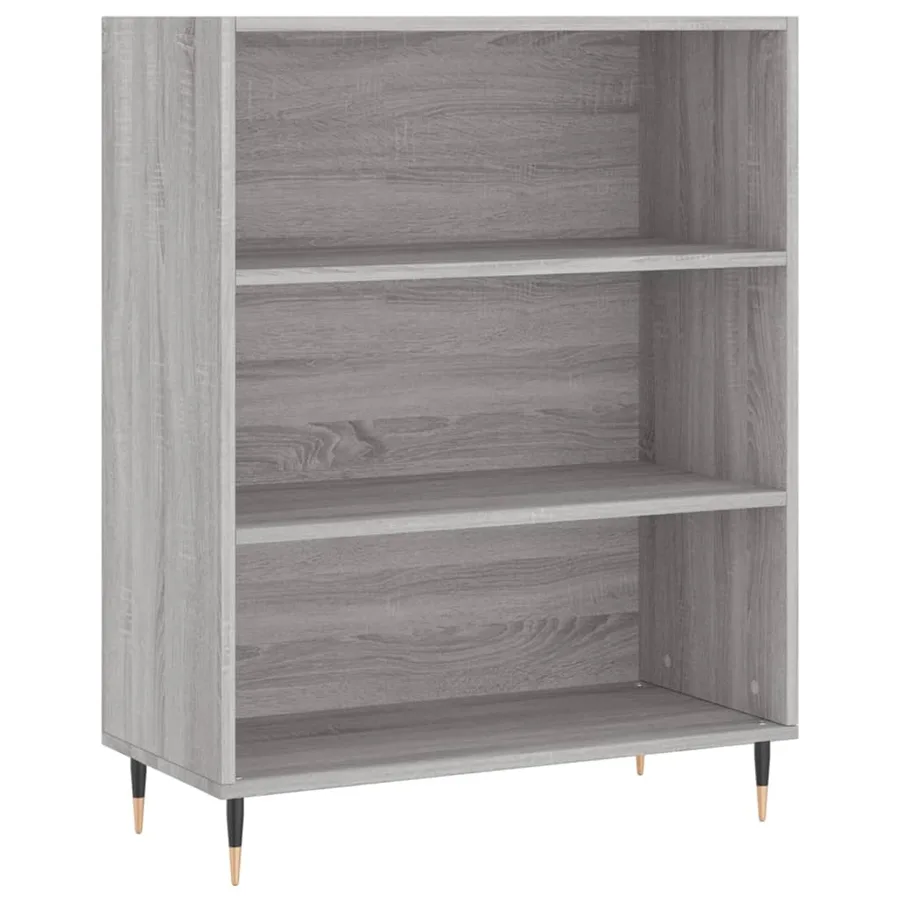 Buffet sonoma gris 69,5x32,5x180 cm bois d'ingénierie - 3