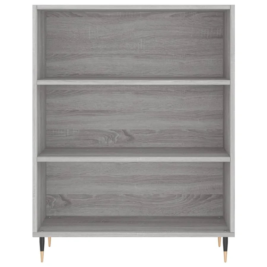 Buffet sonoma gris 69,5x32,5x180 cm bois d'ingénierie - 4
