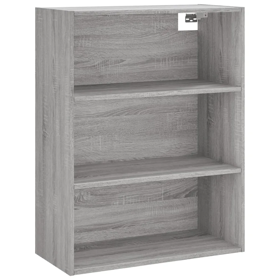 Buffet sonoma gris 69,5x32,5x180 cm bois d'ingénierie - 5