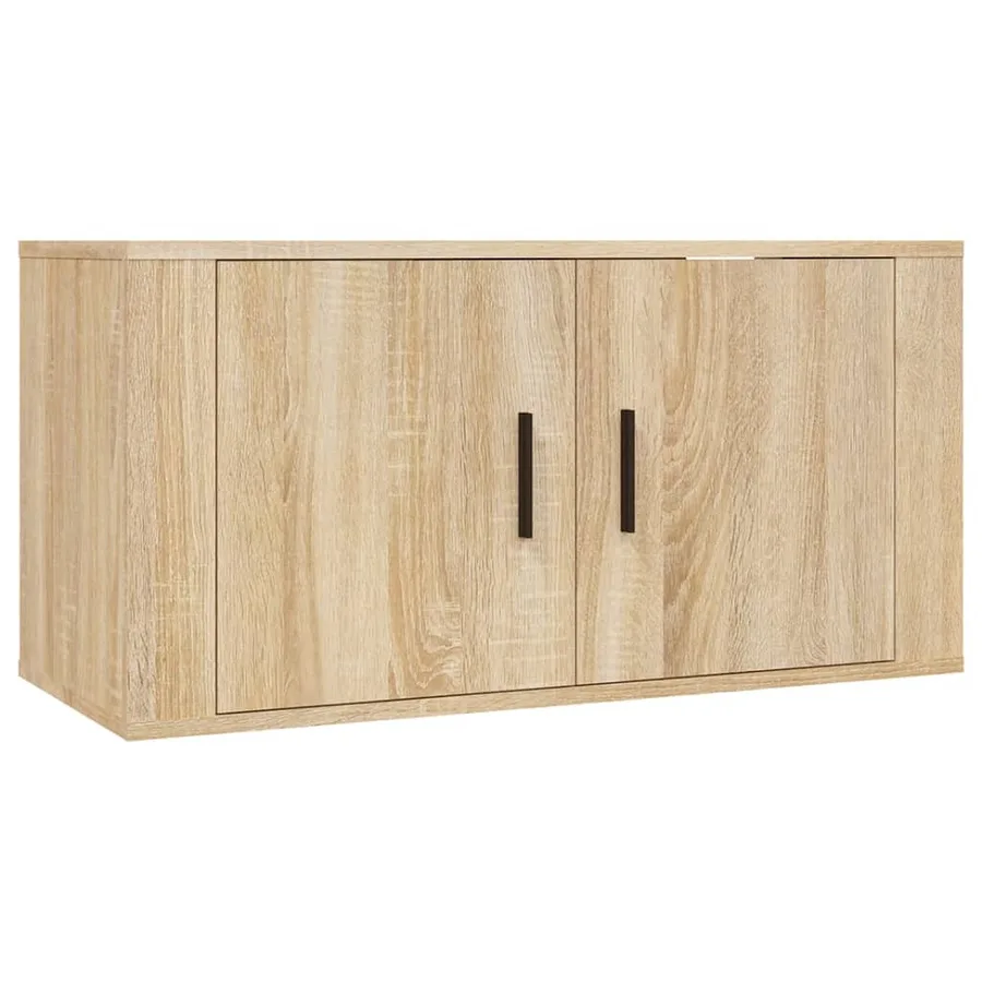 Ensemble de meubles TV 3 pcs Chêne sonoma Bois d'ingénierie - 4