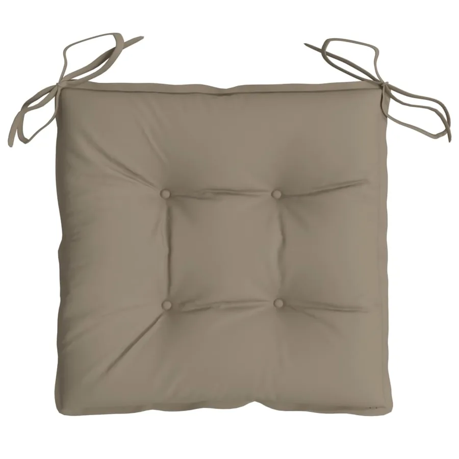 Coussins de palette lot de 4 taupe 50x50x7 cm tissu oxford - 6