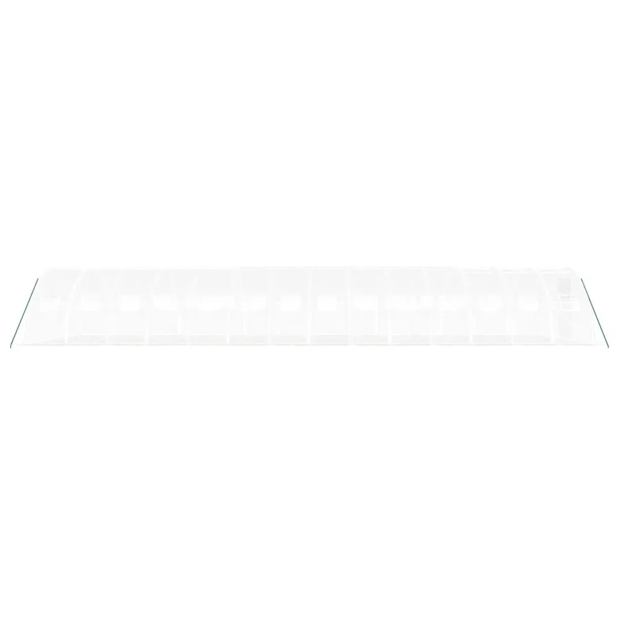Serre avec cadre en acier blanc 56 m² 14x4x2 m - 5