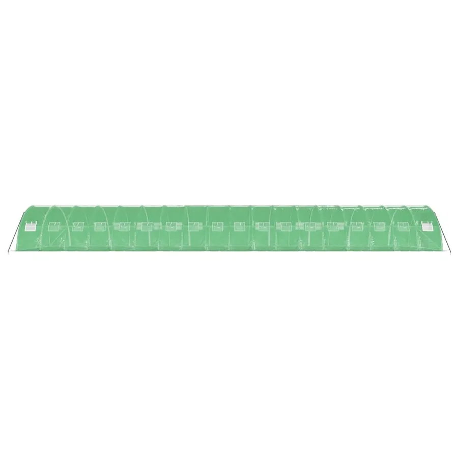 Serre avec cadre en acier vert 72 m² 18x4x2 m - 5