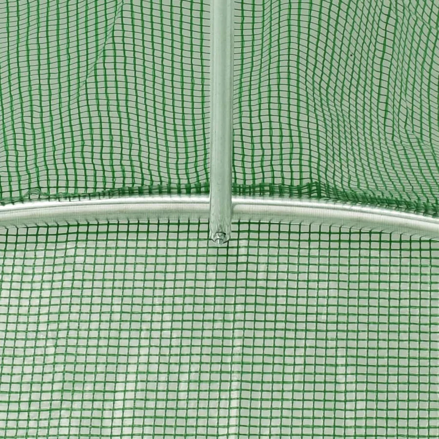Serre avec cadre en acier vert 72 m² 18x4x2 m - 9