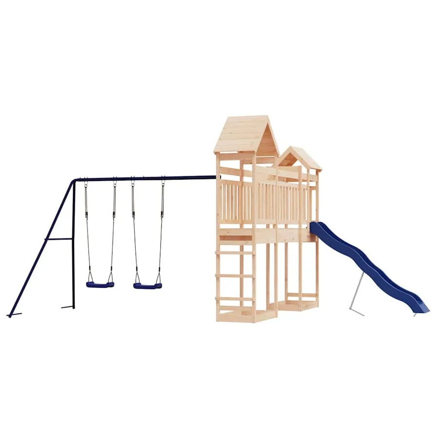 Aire de jeux d'extérieur bois de pin massif - 2