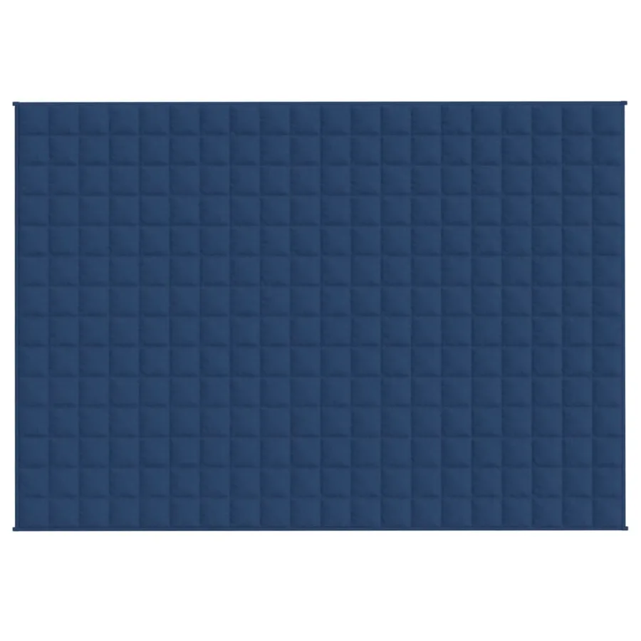 Couverture lestée Bleu 135x200 cm 6 kg Tissu - 3