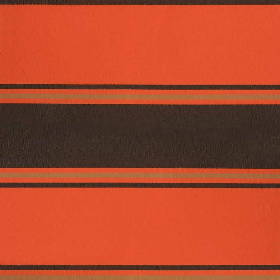 Auvent rétractable automatique orange et marron 3,5x2,5 m - 9
