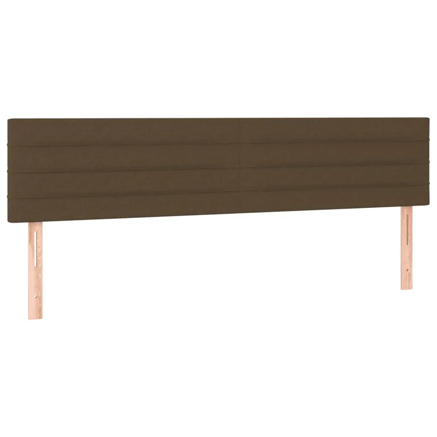 Sommier à lattes de lit avec matelas Marron foncé 200x200 cm - 6