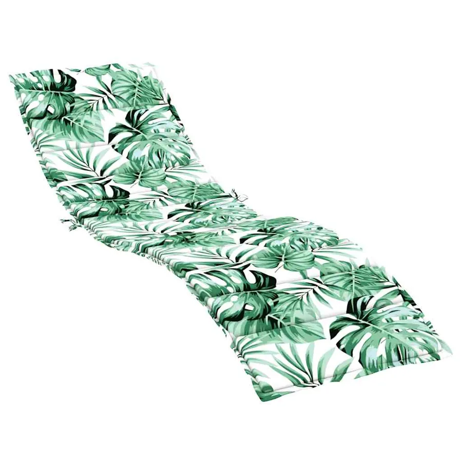 Coussin de transat Motif feuille 200 x 70 x 3 cm Tissu Oxford - 2