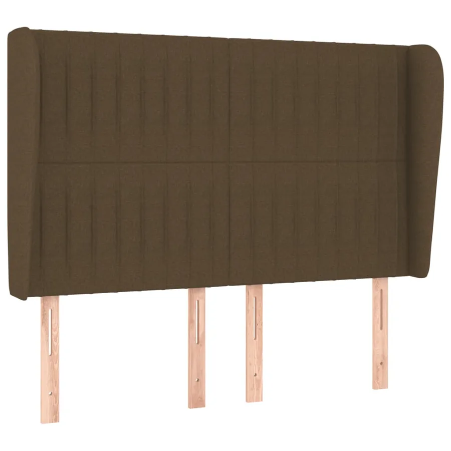 Sommier à lattes de lit avec matelas Marron foncé 140x190 cm - 6