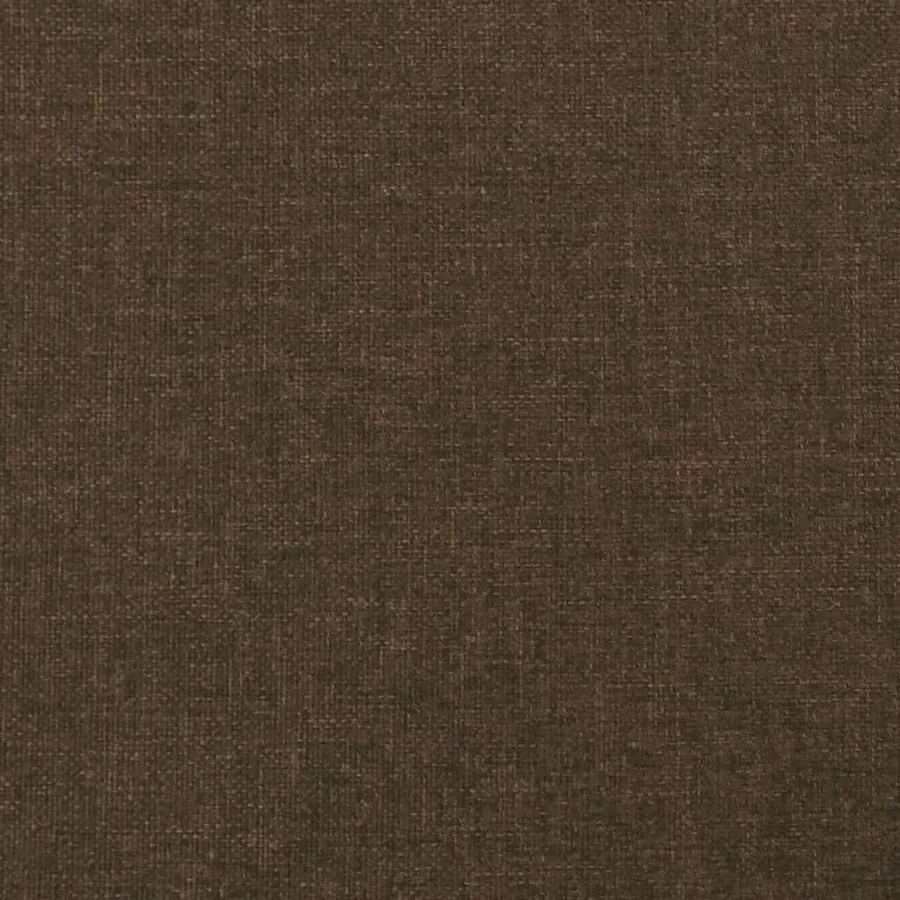 Cadre de lit sans matelas marron foncé 140x200 cm tissu - 11