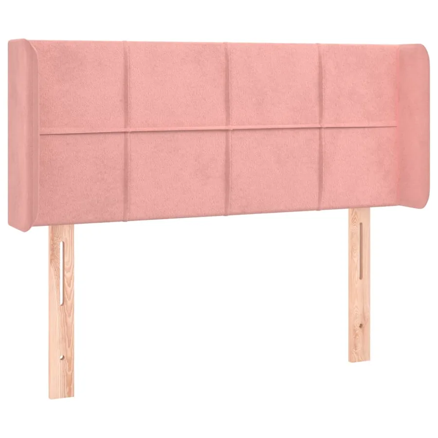 Tête de lit à LED Rose 103x16x78/88 cm Velours - 3
