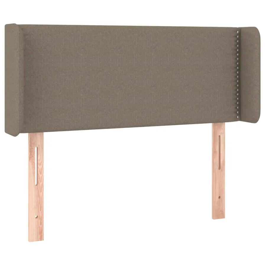 Tête de lit à LED Taupe 93x16x78/88 cm Tissu - 3