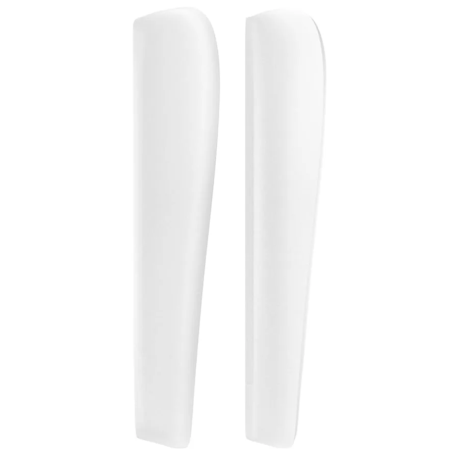 Tête de lit avec oreilles Blanc 93x23x118/128 cm Similicuir - 4