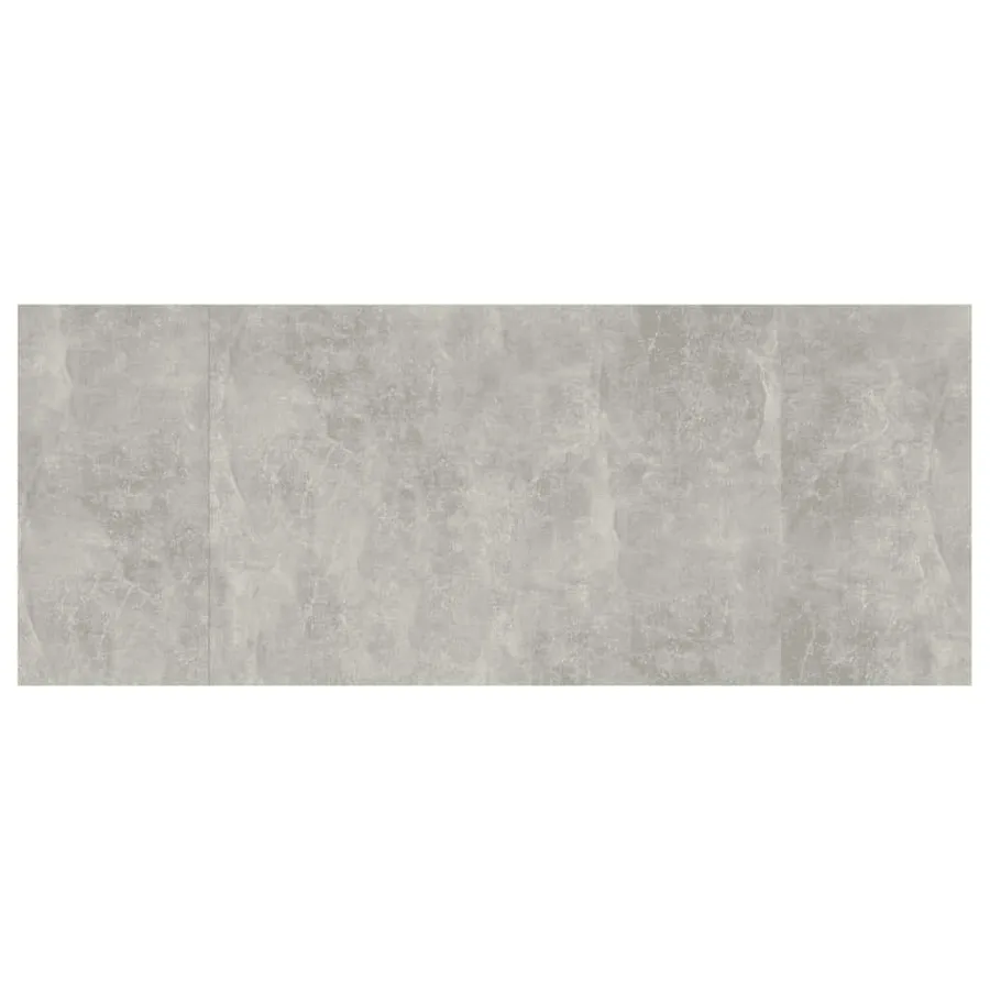 Tête de lit avec armoires Gris béton Bois d'ingénierie - 7