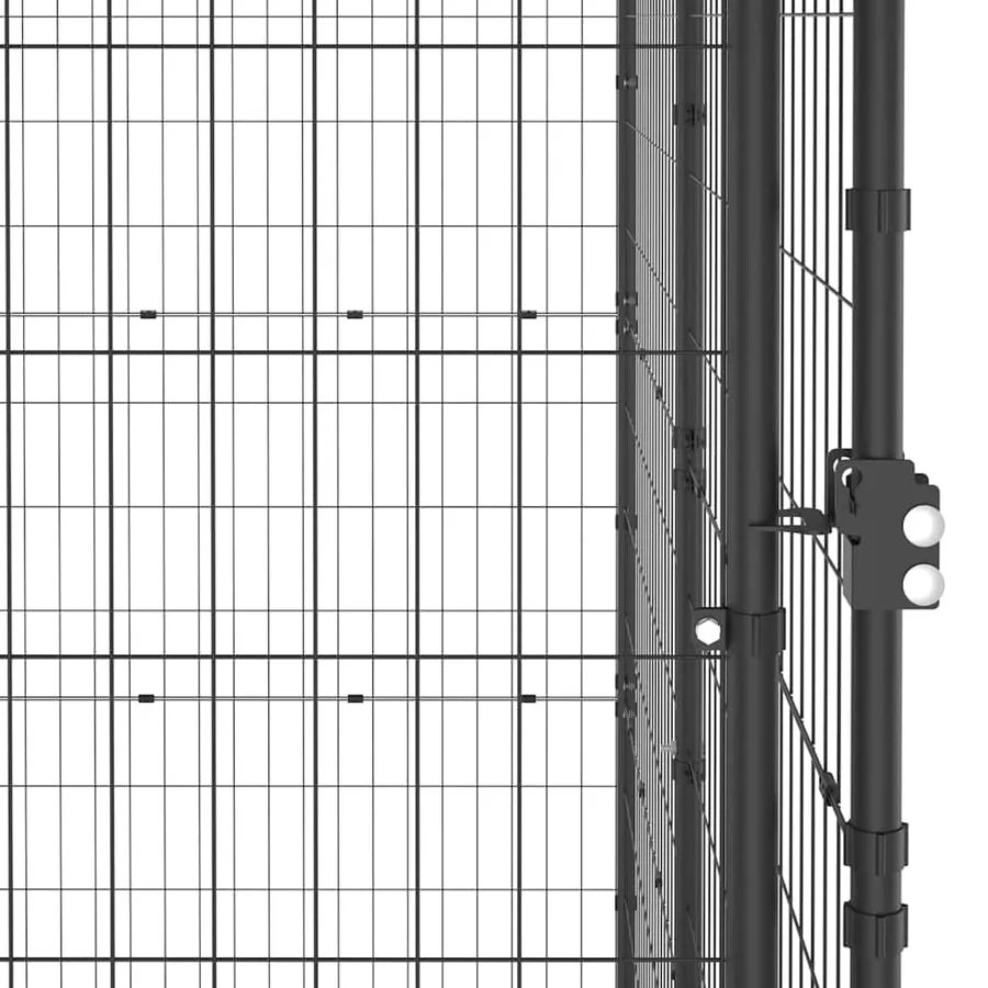 Chenil extérieur Acier avec toit 26,62 m² - 5