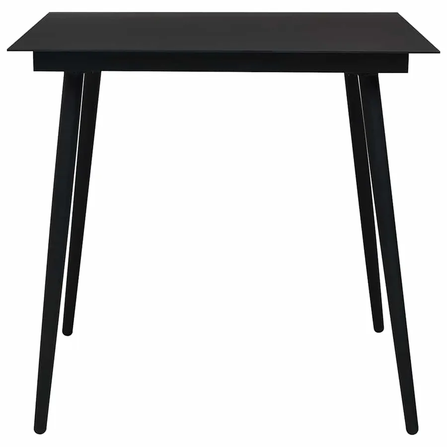 Ensemble à manger d'extérieur 3 pcs résine tressée et verre - 4