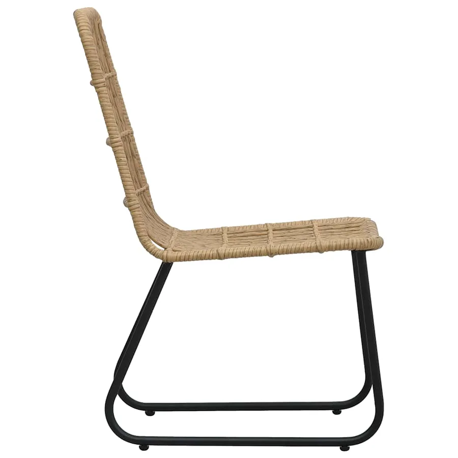Ensemble à manger d'extérieur 3 pcs résine tressée et verre - 9