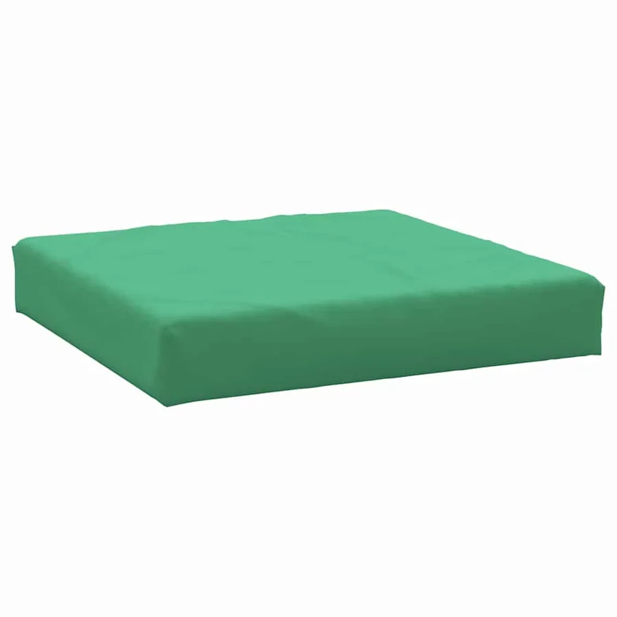 Coussins de palette lot de 3 vert tissu oxford - 5