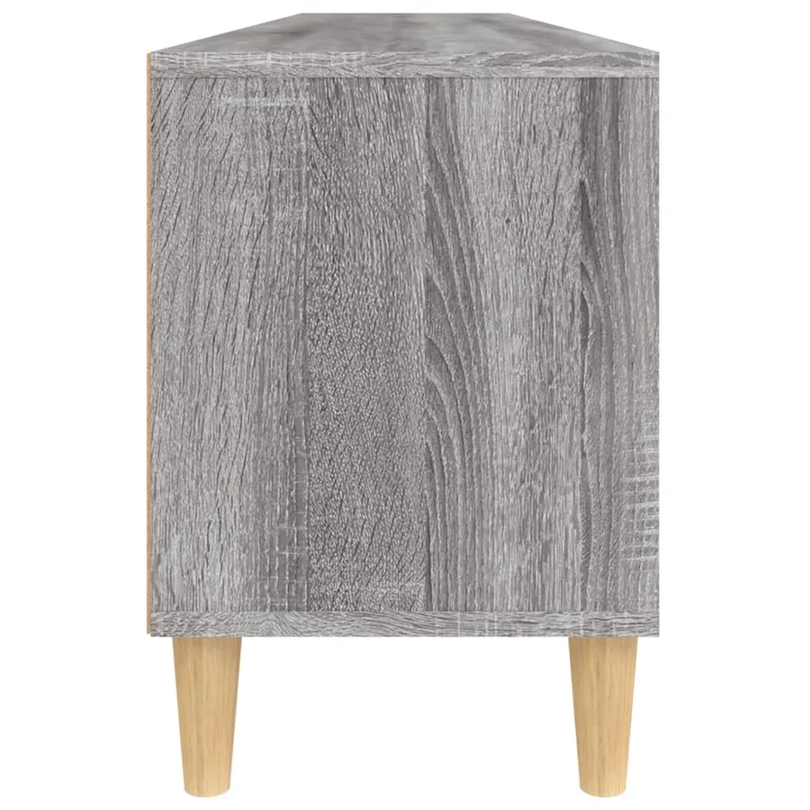 Meuble TV Sonoma gris 150x30x44,5 cm bois d'ingénierie - 8