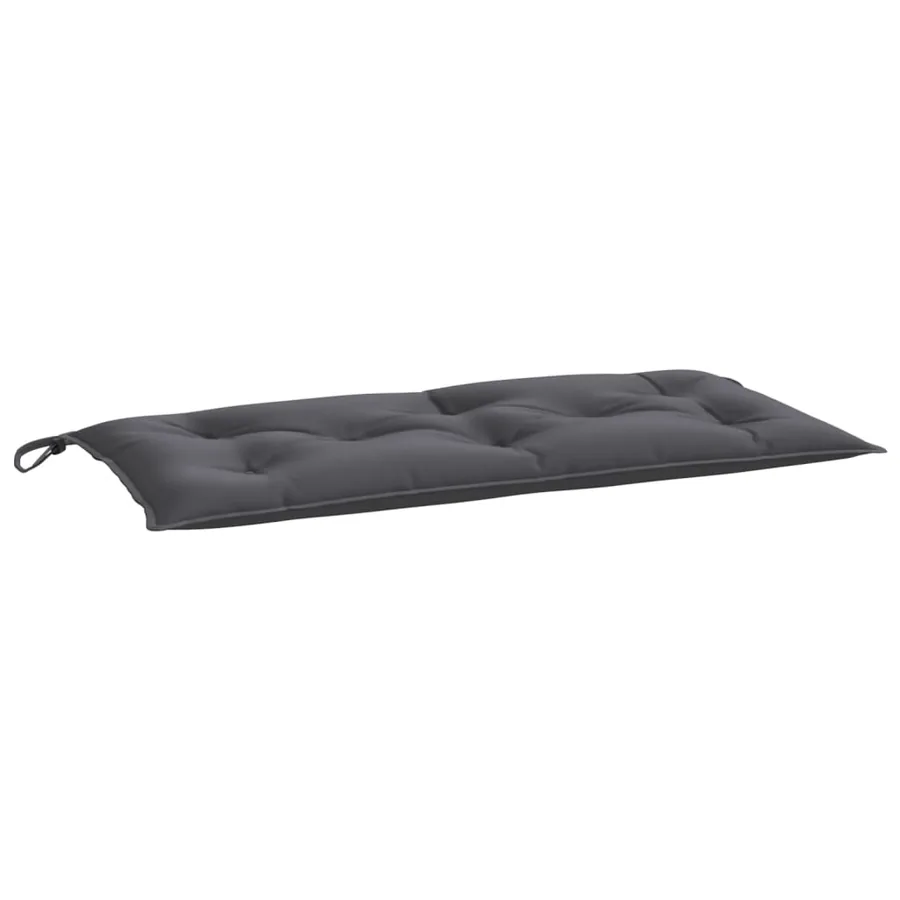 Coussin de banc de jardin anthracite 100x50x7 cm tissu oxford - 2