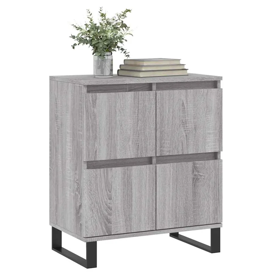 Buffet Sonoma gris 60x35x70 cm Bois d'ingénierie - 3