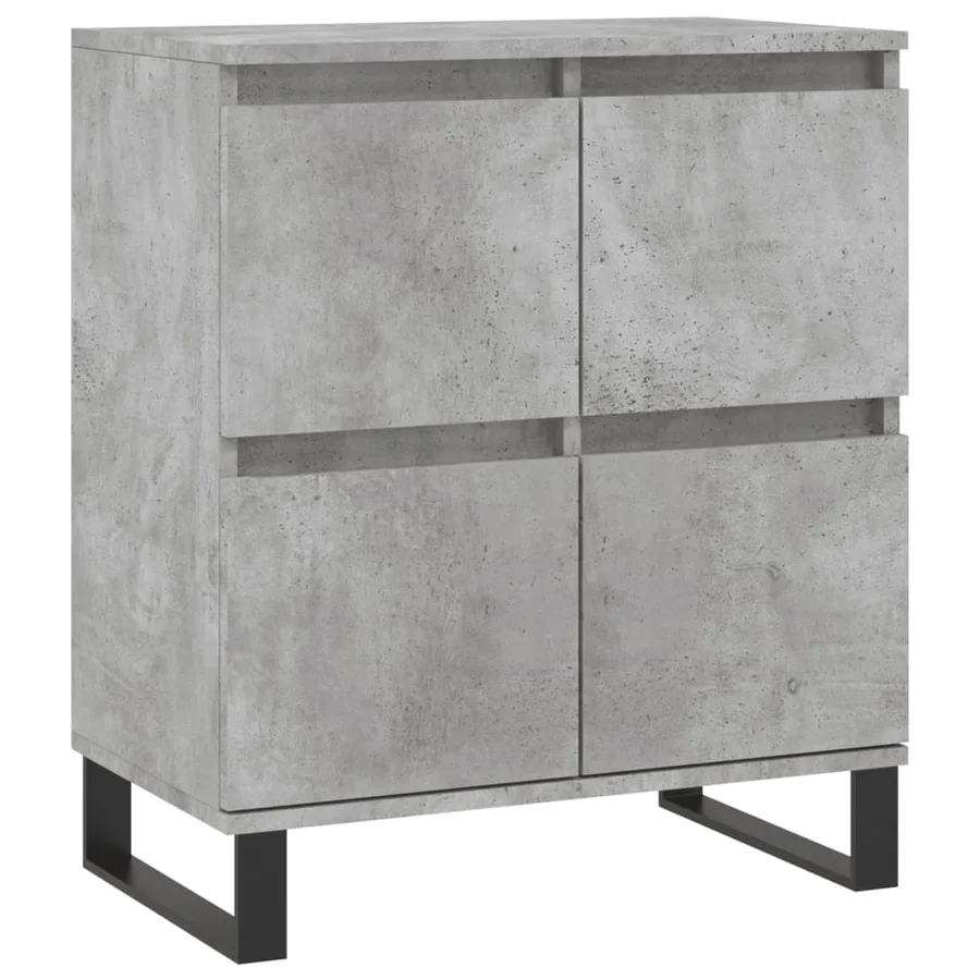 Buffet Gris béton 60x35x70 cm Bois d'ingénierie - 2