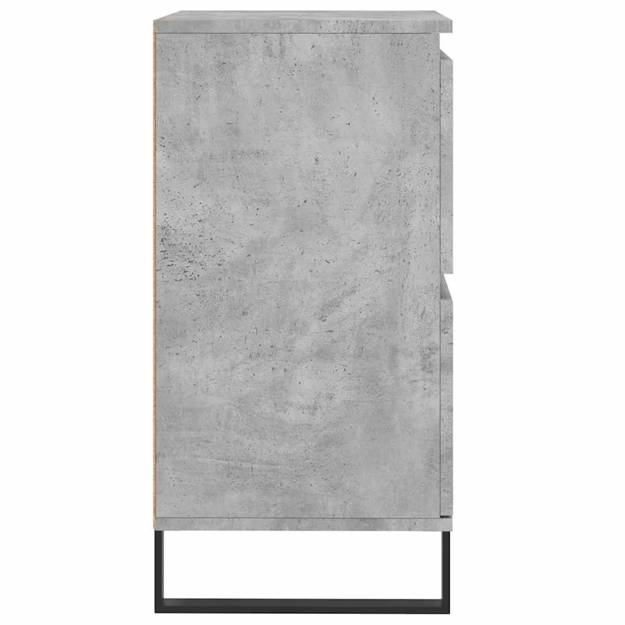 Buffet Gris béton 60x35x70 cm Bois d'ingénierie - 7