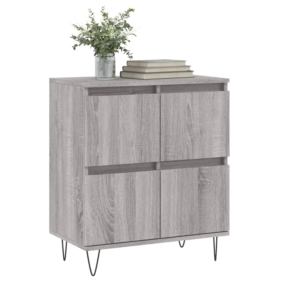 Buffet Sonoma gris 60x35x70 cm Bois d'ingénierie - 3