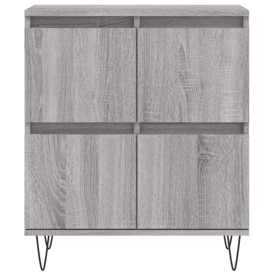 Buffet Sonoma gris 60x35x70 cm Bois d'ingénierie - 5