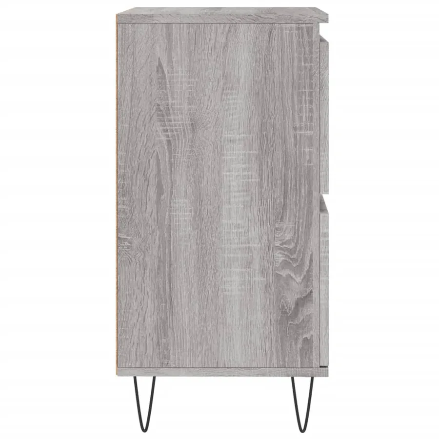 Buffet Sonoma gris 60x35x70 cm Bois d'ingénierie - 7