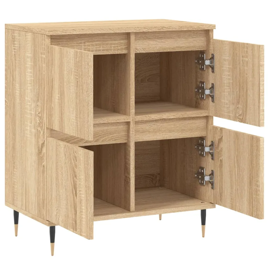 Buffet Chêne sonoma 60x35x70 cm Bois d'ingénierie - 6