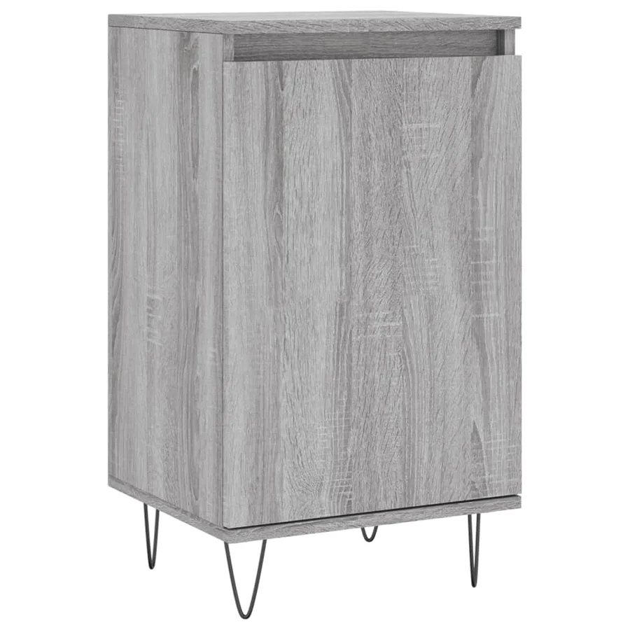 Buffets 2 pcs sonoma gris 40x35x70 cm bois d'ingénierie - 5