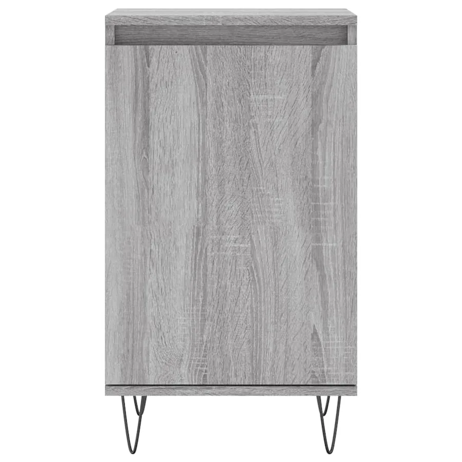 Buffets 2 pcs sonoma gris 40x35x70 cm bois d'ingénierie - 6
