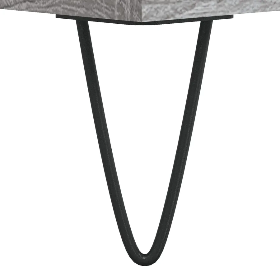 Table basse sonoma gris 80x80x36,5 cm bois d'ingénierie - 7