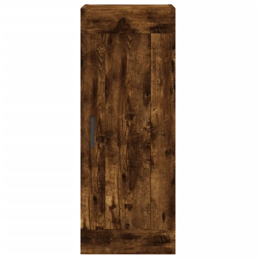 Armoire murale chêne fumé 34,5x34x90 cm bois d'ingénierie - 6