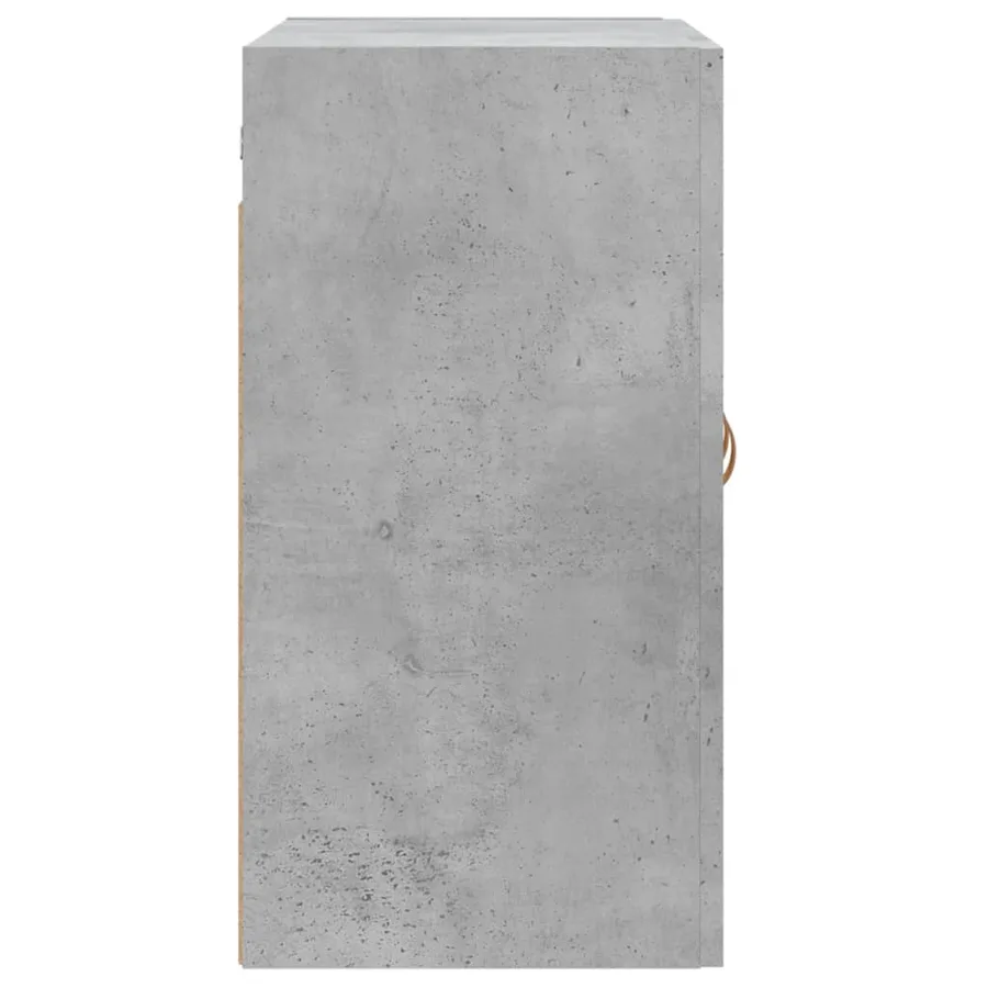 Armoire murale gris béton 60x31x60 cm bois d'ingénierie - 7