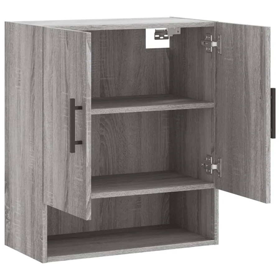 Armoire murale sonoma gris 60x31x70 cm bois d'ingénierie - 6