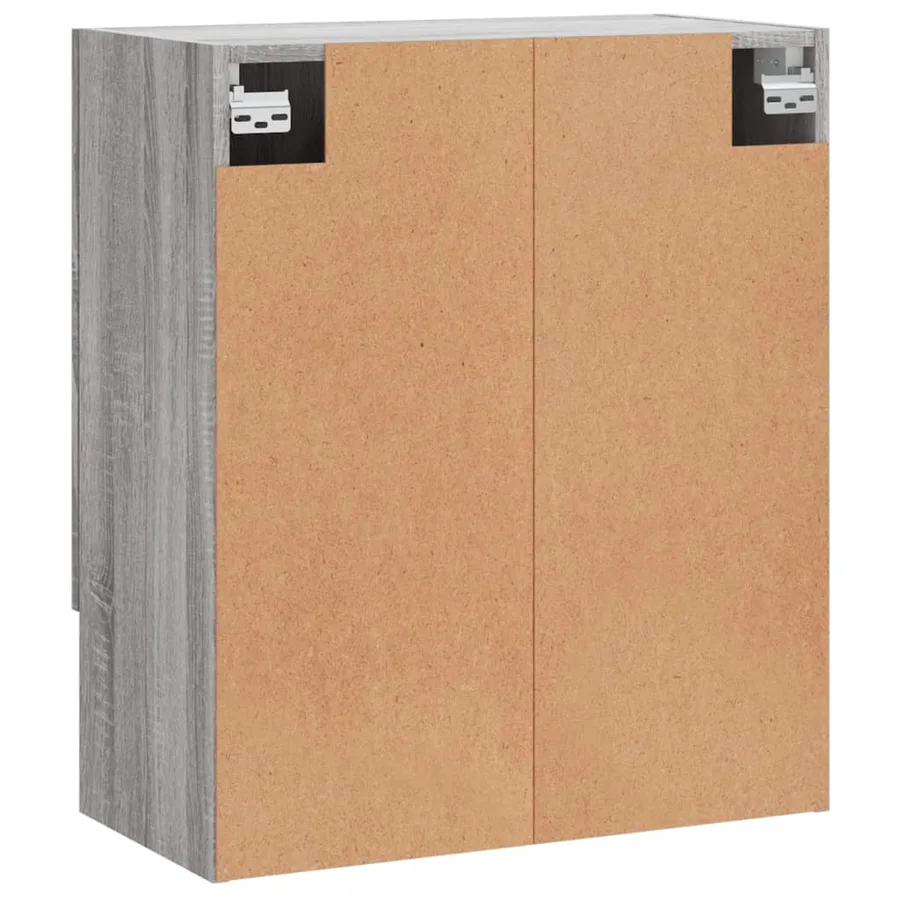 Armoire murale sonoma gris 60x31x70 cm bois d'ingénierie - 8