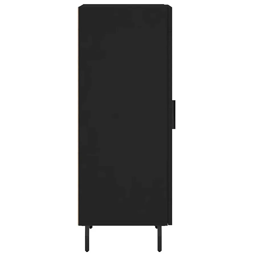 Buffet Noir 34,5x34x90 cm Bois d'ingénierie - 7