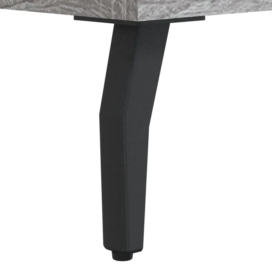 Buffet Sonoma gris 34,5x34x90 cm Bois d'ingénierie - 10