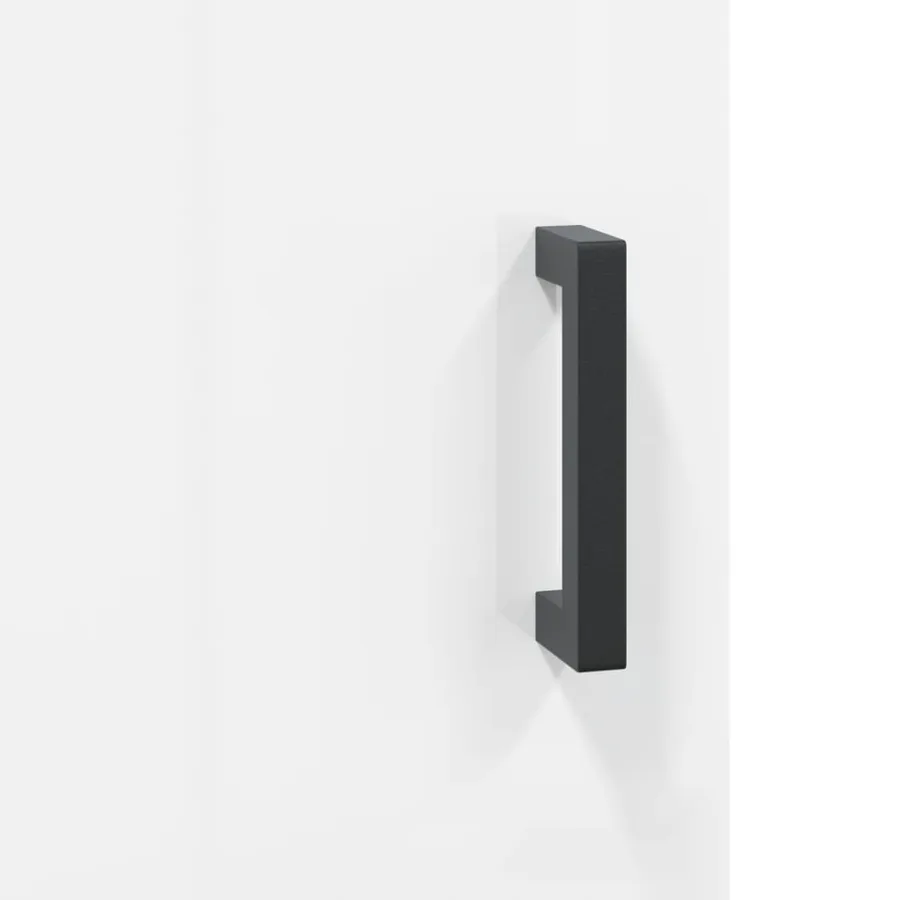 Buffet Blanc brillant 34,5x34x90 cm Bois d'ingénierie - 10