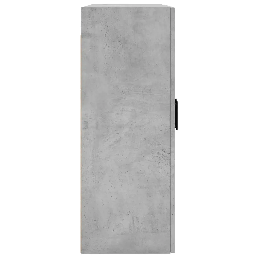 Armoire murale gris béton 69,5x34x90 cm - 8