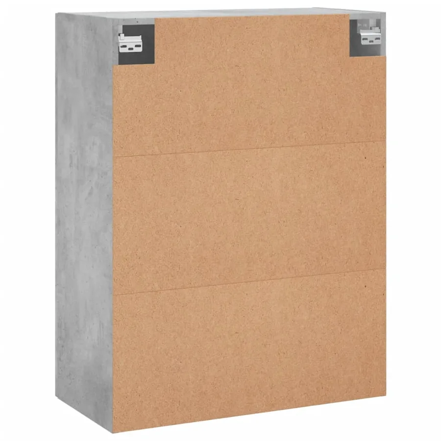 Armoire murale gris béton 69,5x34x90 cm - 9